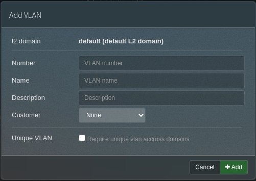 new vlan dialog